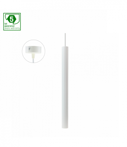 OPRAWA CHLOE SLIM MR11 ZWIESZANA BAZA 250V IP20 40x500+1m kabel BIAŁY regulowany kąt świecenia Spectrum SLIP005053