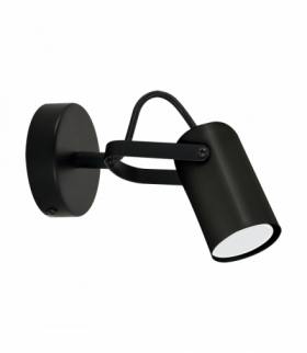Oprawa ścienno-sufitowa LOFTA GU10 1C BLACK czarny Struhm 04393
