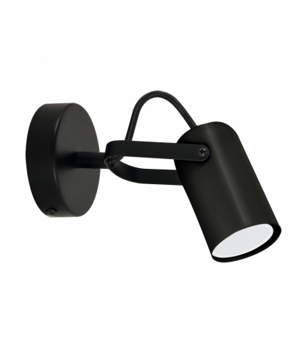 Oprawa ścienno-sufitowa LOFTA GU10 1C BLACK czarny Struhm 04393