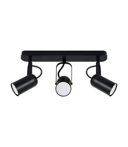 Oprawa ścienno-sufitowa LOFTA GU10 3L BLACK czarny Struhm 04395
