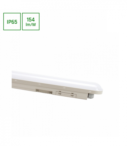 LIMEA CONNECT HERMETYK 1200mm 50W CW 230V 120st IP65 IK08 SZARY 3 lata gw. Spectrum SLI028112CW_PW