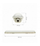 LIMEA GIGANT HERMETYK 600mm 20W NW 230V 120ST IP65 IK10 600x72x70mm SZARY 5 LAT GW. Spectrum SLI028024NW_PW