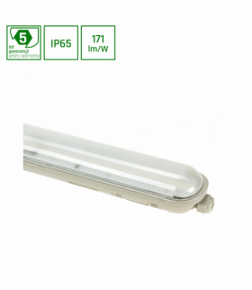 LIMEA GIGANT HERMETYK 1500mm 52W CW 230V 120ST IP65 IK10 1490x72x70mm SZARY 5 LAT GW. Spectrum SLI028026CW_PW