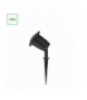 Lampa wbijana do ziemi, ruchoma FLORI GU10 ALU RAY 250V IP65 98x160mm CZARNA Spectrum SLIP012013