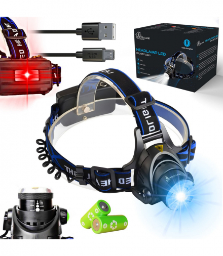 Extralink EFL-057 Loki Latarka czołowa LED Ładowanie USB EXTRALINK EX.31207