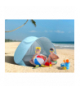 Namiot plażowy Junior samorozkładalny niebieski 145x100x88cm UV30+ LX5015XQBL