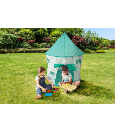 Namiot dziecięcy DRAGON ogrodowy/pokojowy zielony. LXC004XQ