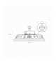 PLATEO 3 HIGH BAY 100W NW 230V 90ST IP65 IK08 270X160MM CZARNY 5 LAT GW. DALI Spectrum SLI044017NW_PW_DALI