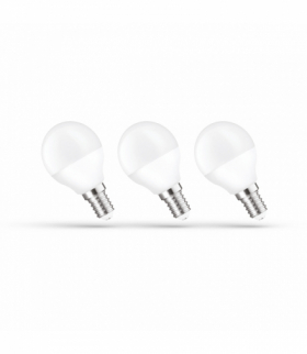 LED KULKA E14 230V 6W WW 3-PACK SPECTRUM Spectrum WOJ+14176