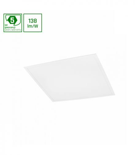 ALGINE PANEL BACKLIGHT 40W NW 230V 120st IP20 600x600x32 BIAŁY 5 lat gw. Spectrum SLI035065NW_PW