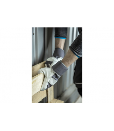 SALZACH rękawice skórzane Canadian (skóra kozia) grafitowe 10 Hogert HT5K732-10