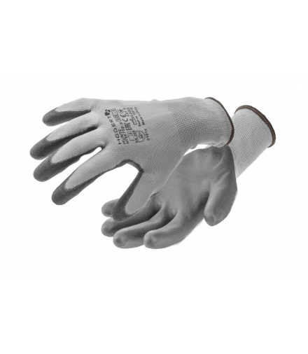 HUNTE rękawice powlekane poliuretanem c.szare/czarne 11 Hogert HT5K758-11