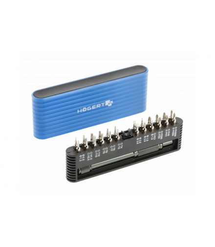 Zestaw końcówek wkrętakowych 25 szt. Hogert HT1S273