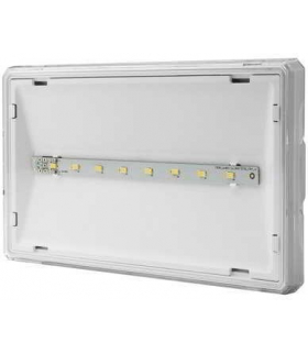 OPRAWA AWARYJNA EXIT S LED 1W 1H IP65 JEDNOZADANIOWA PT BIAŁA + PU34 AWEX