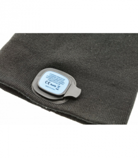 OTTO czapka z lampką LED czarna uni Hogert HT5K486