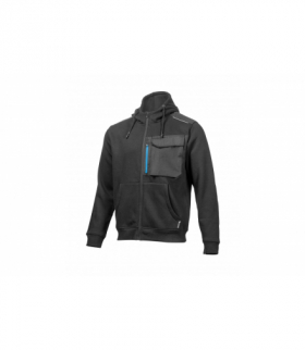 THEO bluza dresowa z kapturem czarna 3XL (58) Hogert HT5K903-3XL