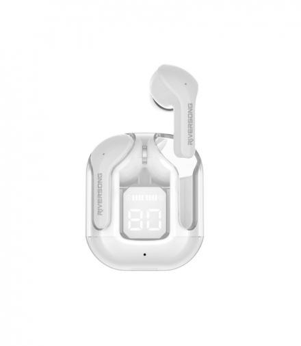 Riversong słuchawki Bluetooth AirFly M2 TWS białe EA233 TFO GSM176008