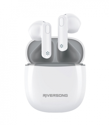 Riversong słuchawki Bluetooth Air X26 TWS białe EA173 TFO GSM176009