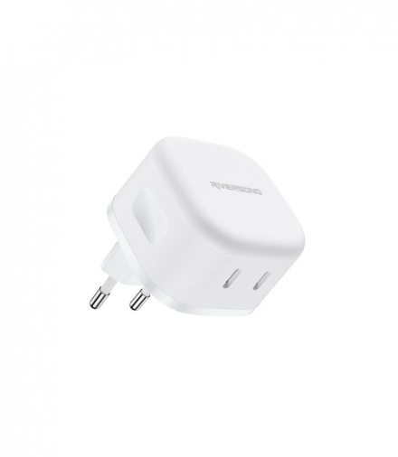 Riversong ładowarka sieciowa PowerKub G35 2x USB-C 35W biała AD107 TFO GSM173754