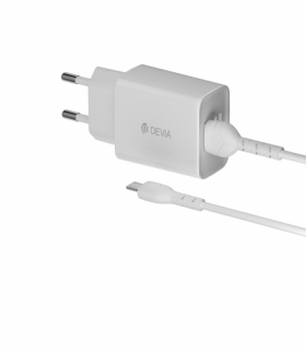 Devia ładowarka sieciowa Smart 2x USB 2,4A biała + kabel microUSB TFO BRA013516