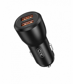 XO ładowarka samochodowa CC55 30W 2x USB czarna TFO GSM177867