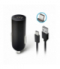 Forever ładowarka samochodowa M02 1x USB 2A czarna + kabel USB-C TFO GSM032693
