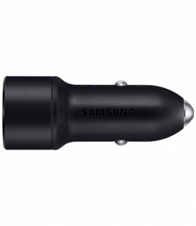 Samsung ładowarka samochodowa 2x USB 15W czarna TFO ZAMSPEAOMAR00069