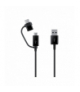 Samsung ładowarka samochodowa 2X USB fast charge czarna + kabel USB- C - USB- C TFO ZAMSPEAOMAR00070