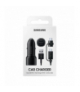Samsung ładowarka samochodowa 2X USB fast charge czarna + kabel USB- C - USB- C TFO ZAMSPEAOMAR00070