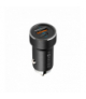 Forever ładowarka samochodowa PD QC CC-06 1x USB-C 1x USB 20W czarna + kabel USB-C - Lightning 27W TFO GSM172991