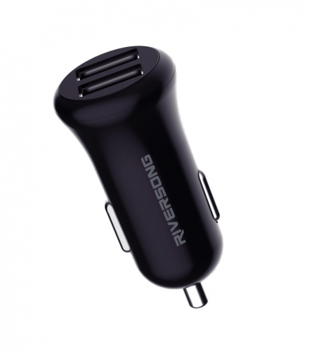 Riversong ładowarka samochodowa Safari P5 2x USB 3,1A czarna CC41C TFO GSM174335