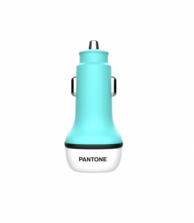 PANTONE ładowarka samochodowa 38W PD QC 1x USB 1x USB-C PT-PDDC05 Teal 3242C TFO GSM177140