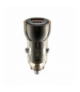 XO ładowarka samochodowa CC60 60W 1x USB 1x USB-C czarna + kabel USB-C - USB-C TFO GSM177856