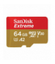 SanDisk karta pamięci 64GB microSDXC Extreme UHS-I U3 160 / 60 MB/s QActiveCam + adapter TFO AKKSGKARSAN00012