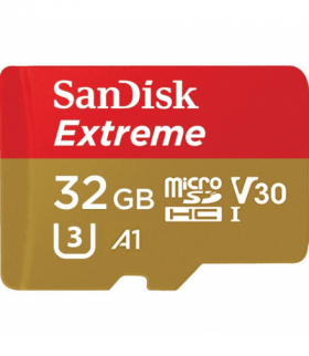 SanDisk karta pamięci EXTREME microSDHC (32GB | class 10 | 100/60 MB/s | UHS-I) + adapter TFO AKKKPSANL32GA002