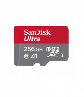 SanDisk karta pamięci 256GB microSDXC Ultra Android kl. 10 UHS-I 120 MB/s A1 + adapter TFO AKKSGKARSAN00024
