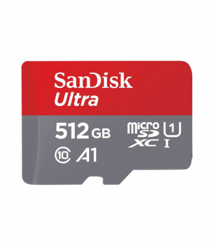 SanDisk karta pamięci 512GB microSDXC Ultra Android kl. 10 UHS-I 120 MB/s A1 + adapter TFO AKKSGKARSAN00064