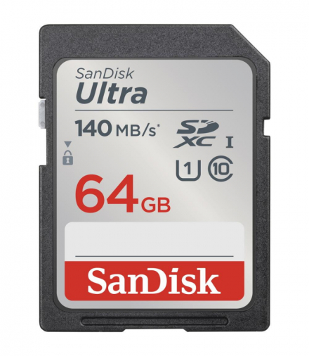 SanDisk karta pamięci 64GB Ultra SDXC 64GB 140MB/s UHS-I Class 10 TFO AKKSGKARSAN00106