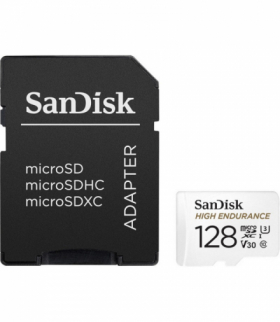 SanDisk karta pamięci 128GB microSDXC High Endurance V30 + adapter TFO AKKSGKARSAN00050