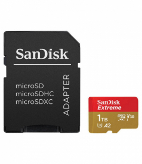 SanDisk karta pamięci 1TB microSDXC Extreme Mobile A2 C10 V30 UHS-I U3 160 / 90 MB/s TFO AKKSGKARSAN00044
