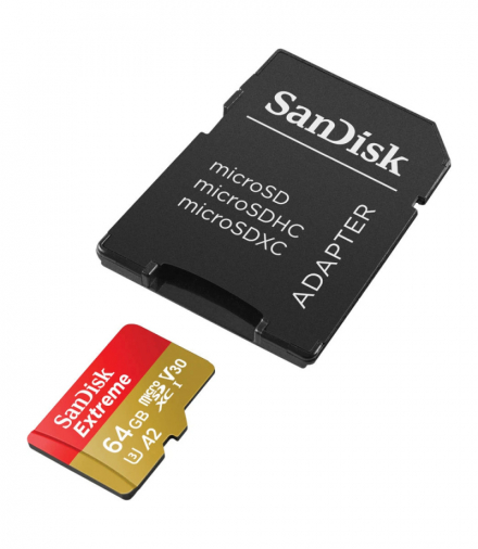 SanDisk karta pamięci microSD UHS-I 64GB SDSQXAH-064G-GN6MA TFO AKKSGKARSAN00105