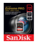 SanDisk karta pamięci 256GB SDXC Extreme Pro 200 / 140 MB/s C10 V30 UHS-I U3 TFO AKKSGKARSAN00101