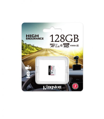 Kingston karta pamięci 128GB microSDXC Endurance kl. 10 UHS-I 95 MB/s TFO AKKSGKAPKIN00041