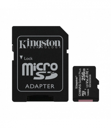 Kingston karta pamięci microSD 256GB Canvas Select Plus 100/85MB/s TFO AKKSGKARKIN00018