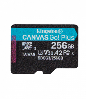 Kingston karta pamięci 256GB microSDXC Canvas Go! Plus kl. 10 UHS-I 170 MB/s TFO AKKSGKARKIN00015