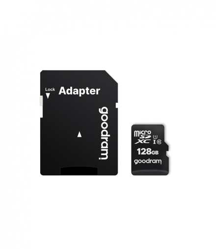 GoodRam karta pamięci 128GB microSDXC kl. 10 UHS-I 100 / 10 MB/s + adapter TFO AKKSGKARGDR00012