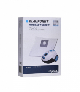 Blaupunkt zestaw 4 x worki z mikrofibry + filtr wlotowy powietrza do VCB301 TFO AGDAOODKBLA00016