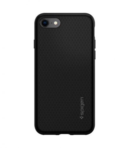 Nakładka Liquid Air do iPhone 7 / 8 / SE 2020 / SE 2022 czarna TFO Spigen BRA004155