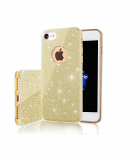 Nakładka Glitter 3w1 do iPhone XR złota TFO TFO GSM038343
