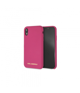 Nakładka do iPhone XR KLHCI61SLROG różowy hard case Silicone TFO Karl Lagerfeld GSM041593